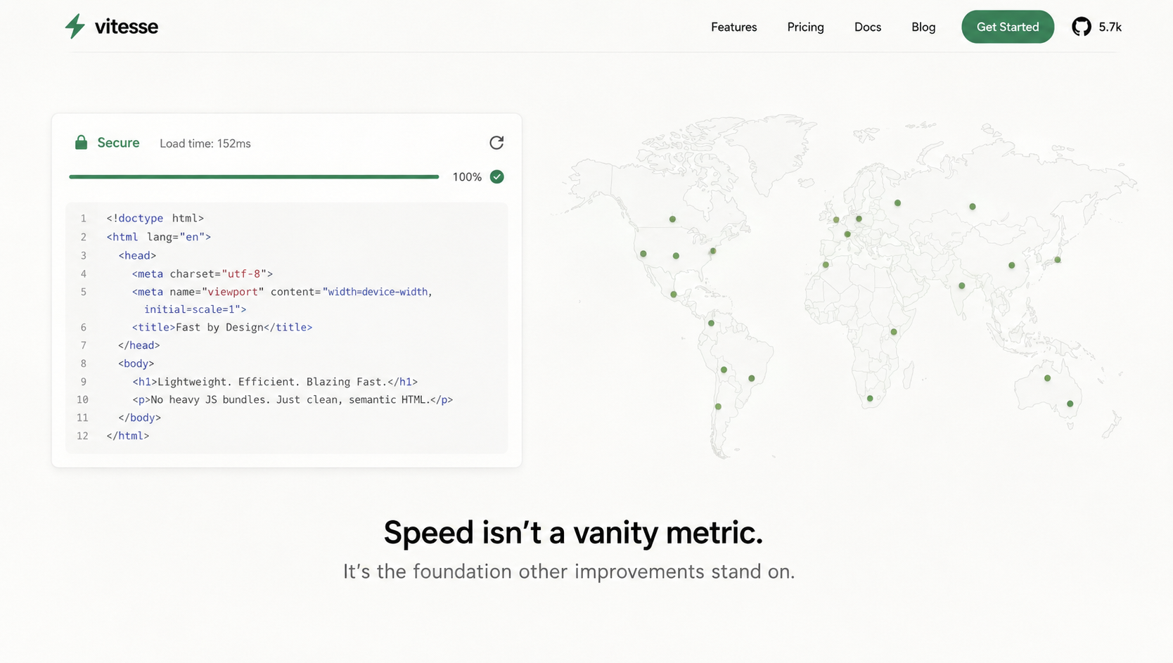 Website performance visual showing how faster loading supports a better customer experience